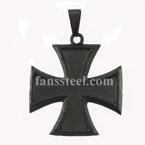 FSP16W75B  German iron cross  pendant 